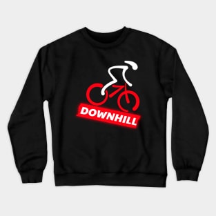 Downhill, Cyclist Crewneck Sweatshirt